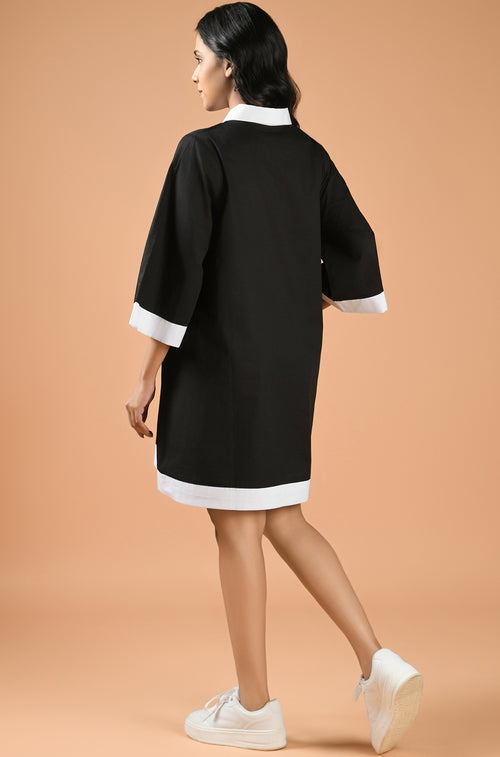 Monochrome Muse Dress