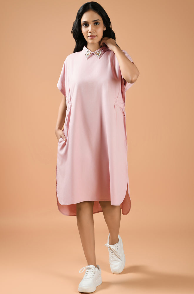 Petal Blush Midi Dress