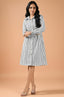 Streamline Stripe Shirt Dress