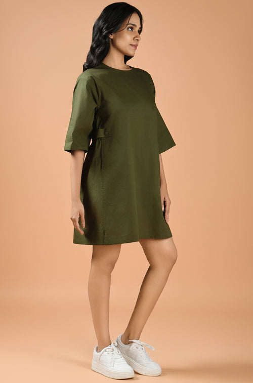 Essence Olive Mini Dress