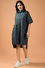 Asymmetric Chic Mini Shirt Dress