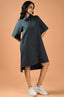 Asymmetric Chic Mini Shirt Dress