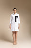 Mirror Shirt Dress - White