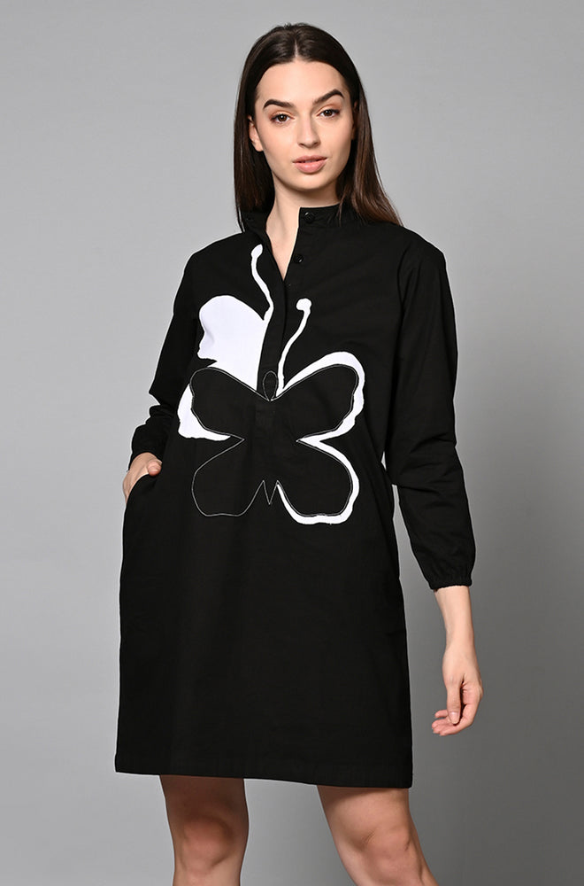 Butterfly Shirt Dress