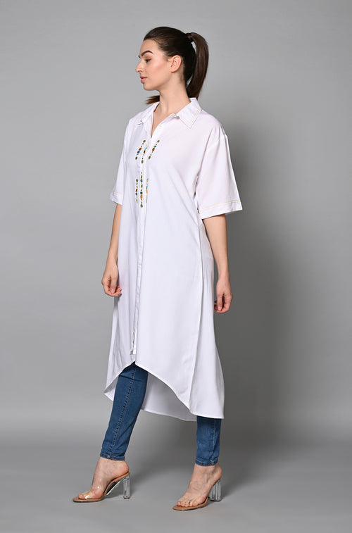 Stone Elegance Long Shirt