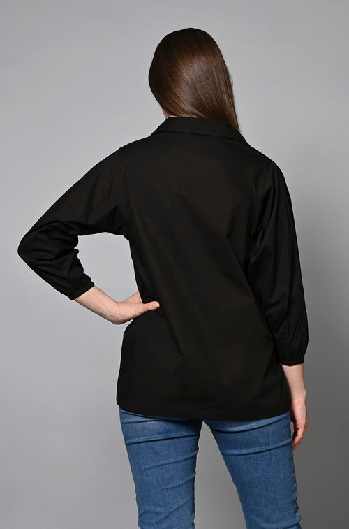 Casual Chic Sleeve Shirt