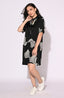 Black Print Highlight Short Dress