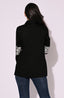 Black Embroidered Long Sleeve Shirt