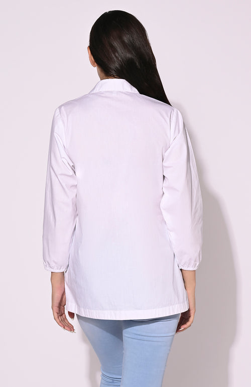 White Thread Detail Shirt